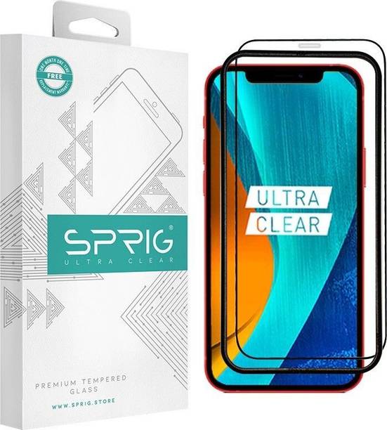Sprig Edge To Edge Tempered Glass for Apple iPhone 12 Pro Max, iPhone 12 Pro Max, 12 Pro Max