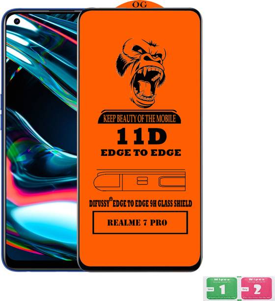 Difussy Edge To Edge Tempered Glass for REALME 7 PRO