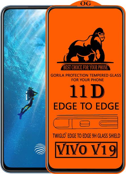 TWIGLO Edge To Edge Tempered Glass for VIVO V19