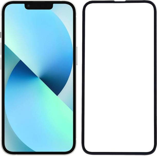 DMJHP Edge To Edge Tempered Glass for Apple iPhone 13