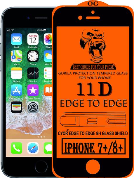 CYOR Edge To Edge Tempered Glass for Apple iPhone 8 Plus