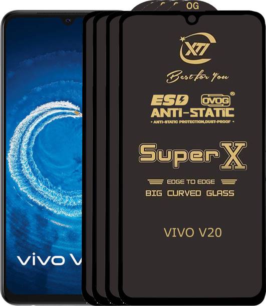 ANILUQ Edge To Edge Tempered Glass for VIVO V20