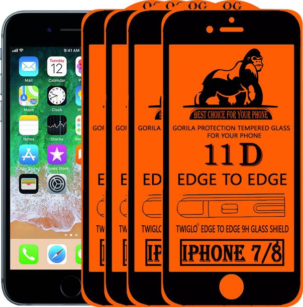 TWIGLO Edge To Edge Tempered Glass for Apple iPhone 8