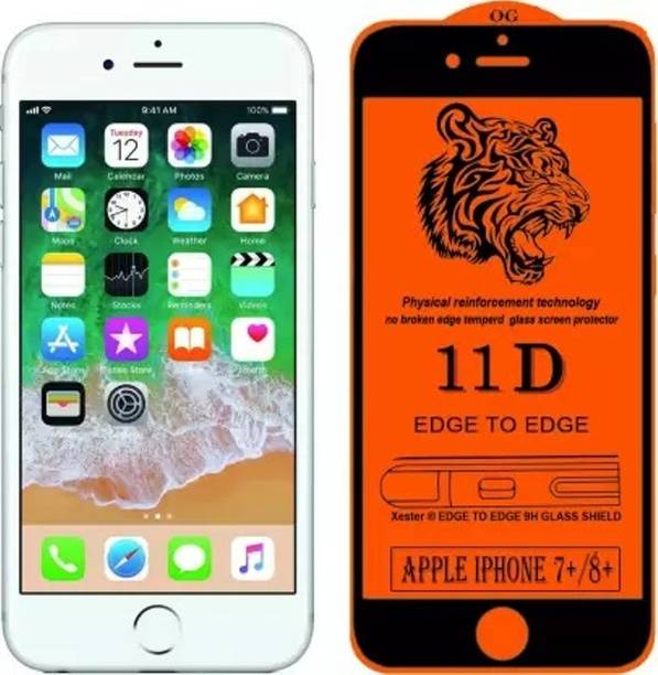 9H Edge To Edge Tempered Glass for Apple iPhone 8 Plus (Gorilla Glass-11D)