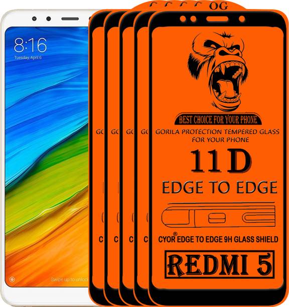CYOR Edge To Edge Tempered Glass for Mi Redmi 5