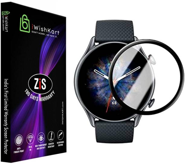 iWishKart Edge To Edge Tempered Glass for Samsung Galaxy Watch6 40mm, Watch 6 40 mm, Smart Watch NOT Included, NOT Tempered Glass