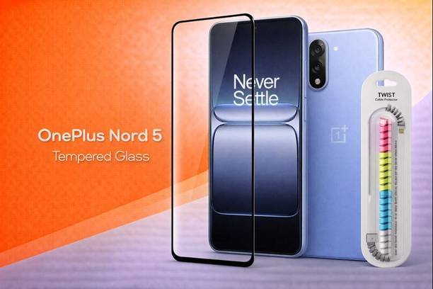 ANCAUG Edge To Edge Tempered Glass for OnePlus Nord 5