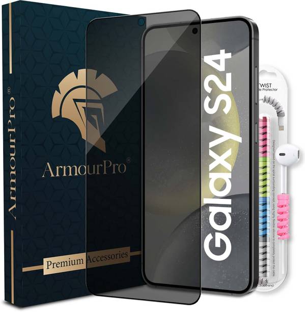 ArmourPro Edge To Edge Tempered Glass for Samsung Galaxy S25, Samsung S24, Privacy Protection