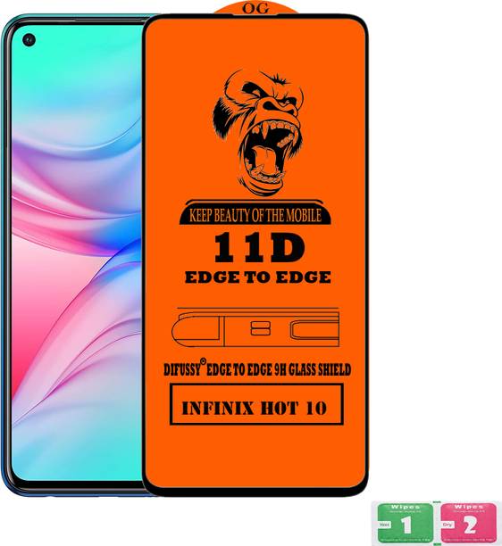 Difussy Edge To Edge Tempered Glass for INFINIX HOT 10