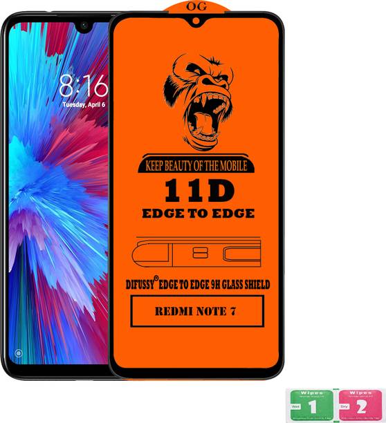 Difussy Edge To Edge Tempered Glass for REDMI NOTE 7