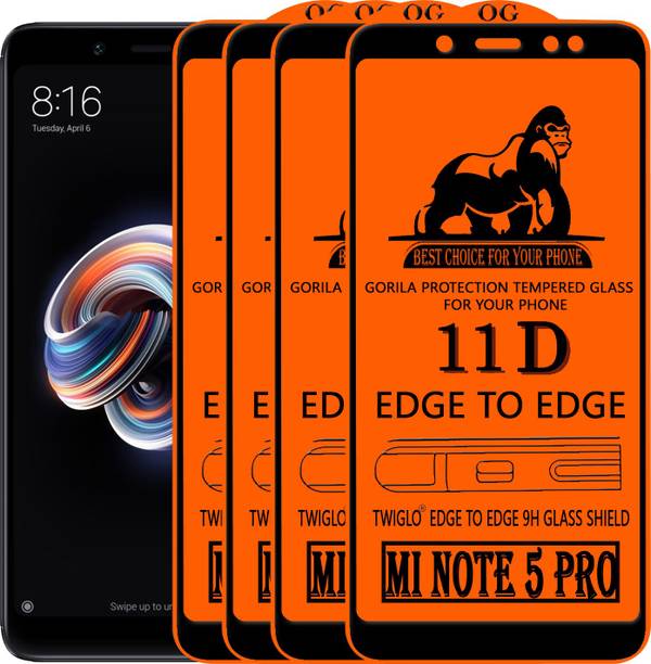 TWIGLO Edge To Edge Tempered Glass for Mi Redmi Note 5 Pro