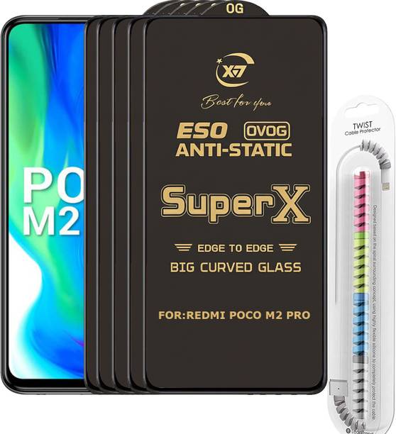 TWIGLO Edge To Edge Tempered Glass for REDMI POCO M2 PRO