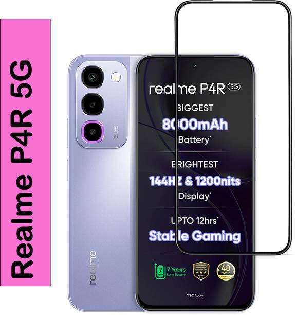 Gorilla Cases Edge To Edge Tempered Glass for Realme P4R 5G