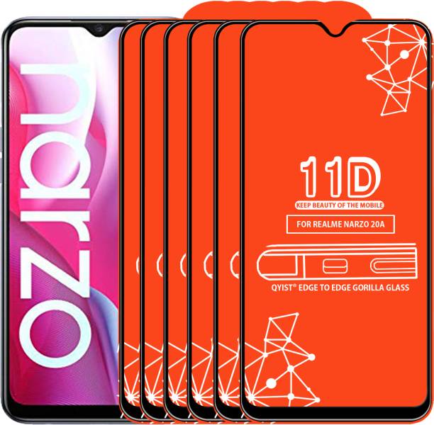 Qyist Edge To Edge Tempered Glass for Realme Narzo 20A
