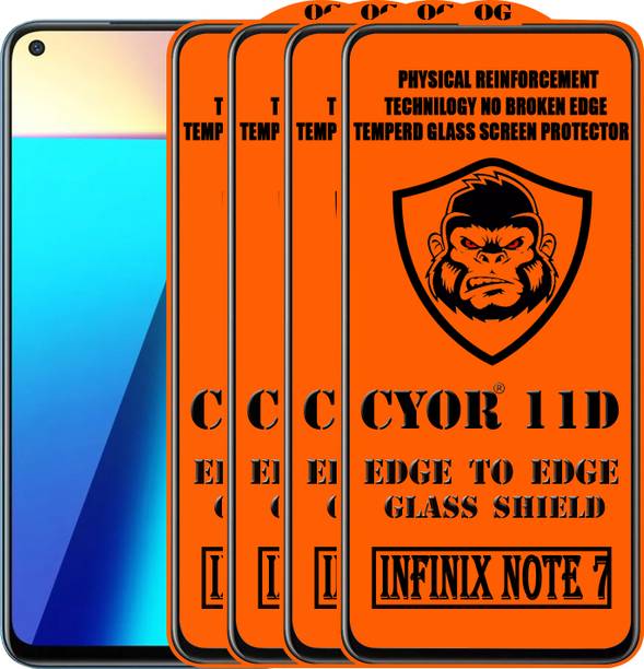 CYOR Edge To Edge Tempered Glass for INFINIX NOTE 7
