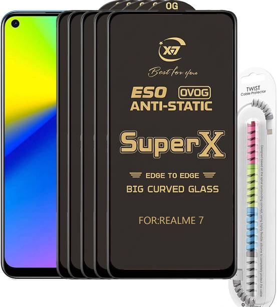 CYOR Edge To Edge Tempered Glass for REALME 7