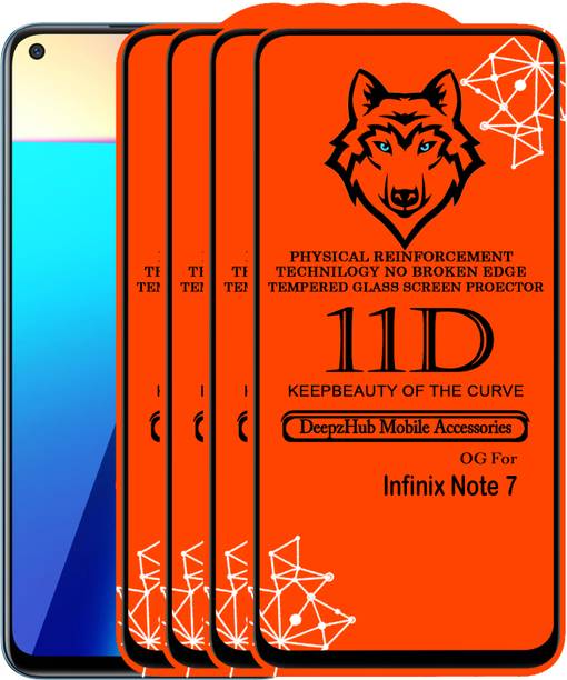 CRodible Edge To Edge Tempered Glass for Infinix Note 7