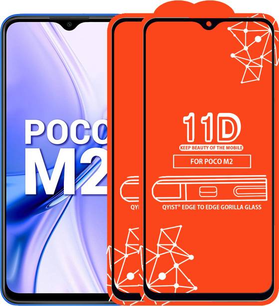 Qyist Edge To Edge Tempered Glass for Poco M2
