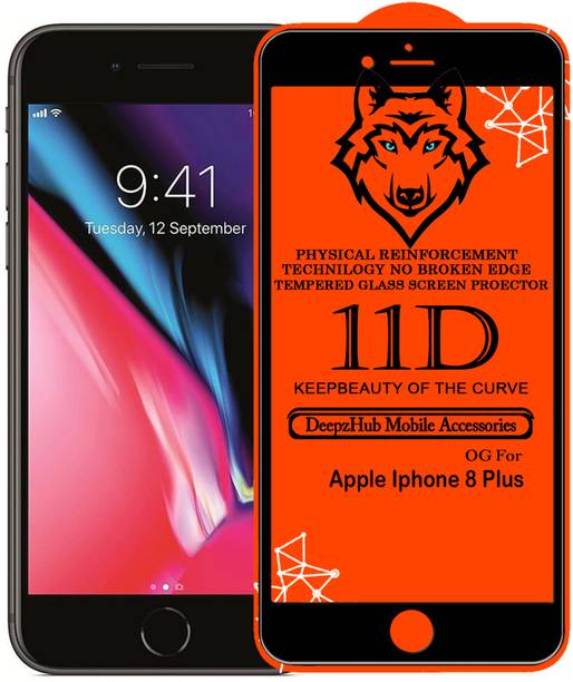 CRodible Edge To Edge Tempered Glass for Apple iPhone 8 Plus