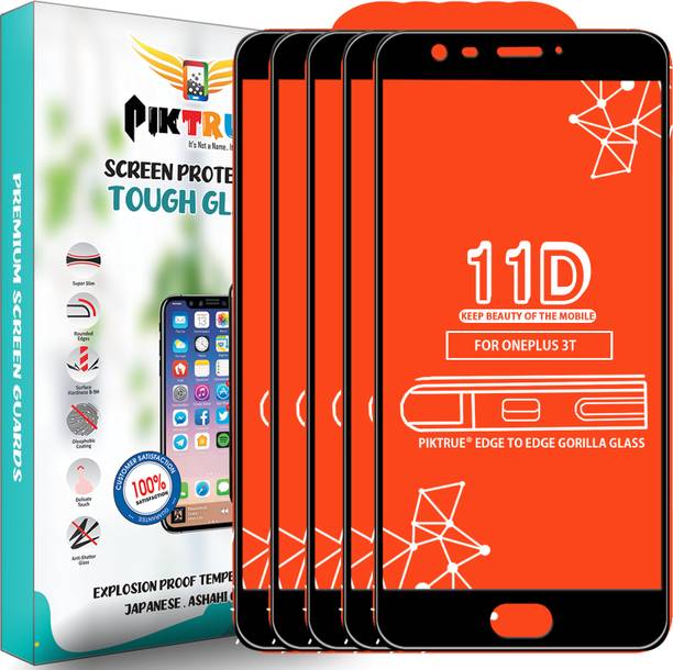 PikTrue Edge To Edge Tempered Glass for OnePlus 3T