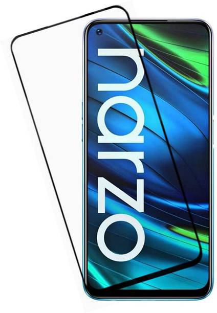 EITANSHA CREATION Edge To Edge Tempered Glass for realme Narzo 20 Pro, Realme Narzo 20 Pro