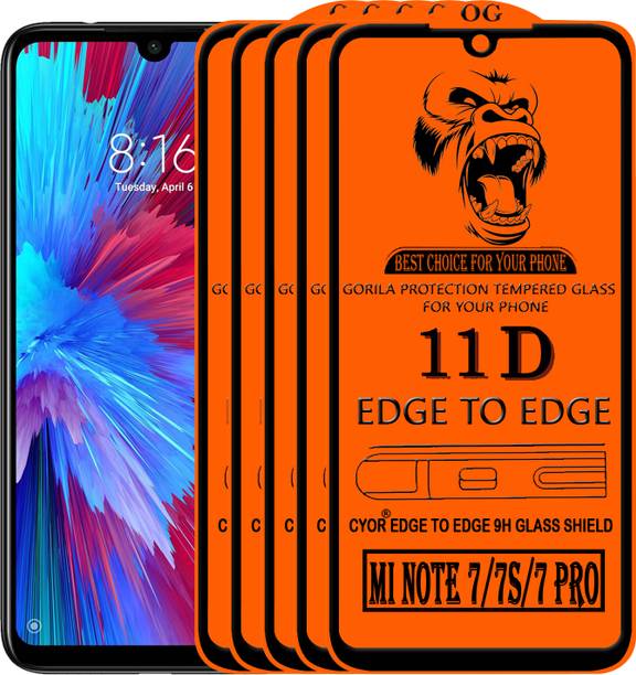 CYOR Edge To Edge Tempered Glass for REDMI NOTE 7 PRO