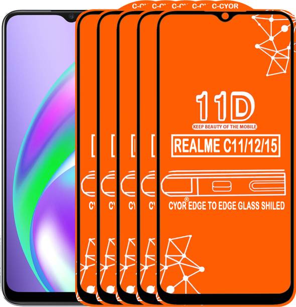 CYOR Edge To Edge Tempered Glass for REALME C15