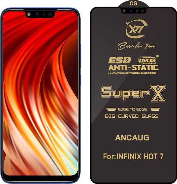 SuperX Edge To Edge Tempered Glass for Infinix Hot 7