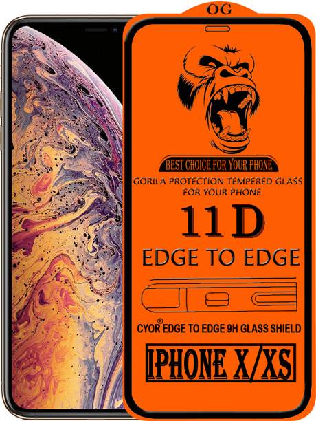 CYOR Edge To Edge Tempered Glass for Apple iPhone X