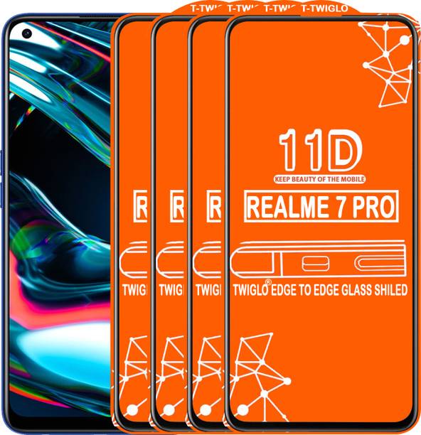 TWIGLO Edge To Edge Tempered Glass for REALME 7 PRO
