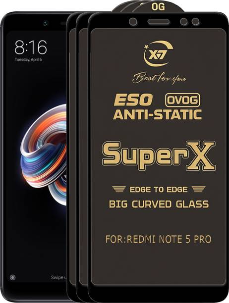ANILUQ Edge To Edge Tempered Glass for Mi Redmi Note 5 Pro