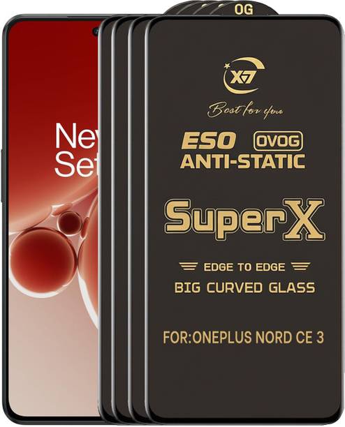 ANILUQ Edge To Edge Tempered Glass for ONEPLUS NORD CE 3