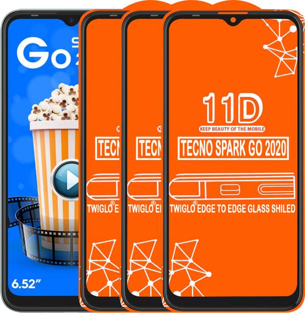 TWIGLO Edge To Edge Tempered Glass for TECNO SPARK GO 2020