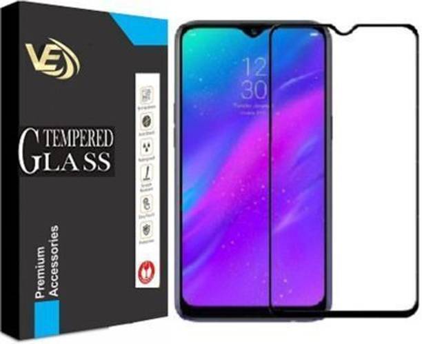 VILLA Edge To Edge Tempered Glass for Realme Narzo 20A / 20A - 9H Hardness, Oleophobic Coating, Bubble-Free Screen Protector