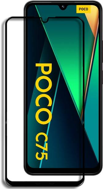 INFISRI Edge To Edge Tempered Glass for Redmi 14c 5G,Poco C75 , Redmi A4 5G