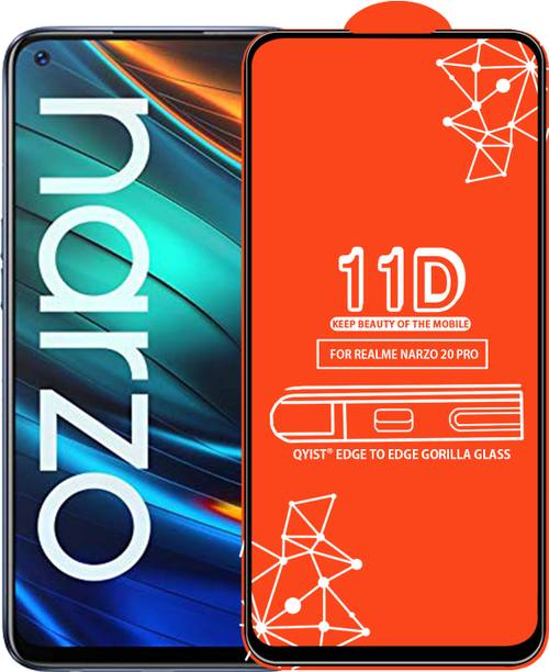 Qyist Edge To Edge Tempered Glass for Realme Narzo 20 Pro