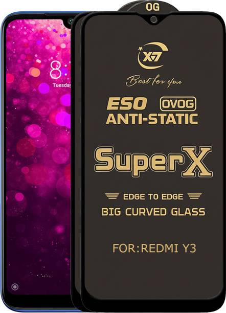 ANILUQ Edge To Edge Tempered Glass for REDMI Y3