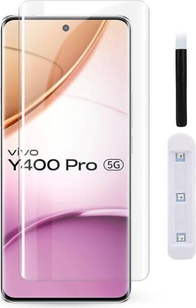 NSTAR Edge To Edge Tempered Glass for Vivo Y400 Pro 5G, (UV)