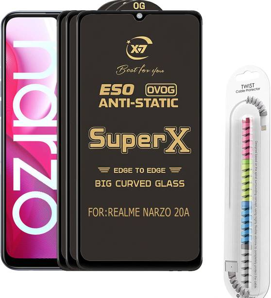 CYOR Edge To Edge Tempered Glass for REALME NARZO 20A