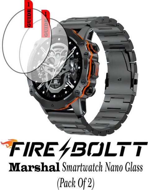 RapTag Edge To Edge Tempered Glass for Fire Boltt Marshal (Flexible)(Scratch Proof) (.0.769)