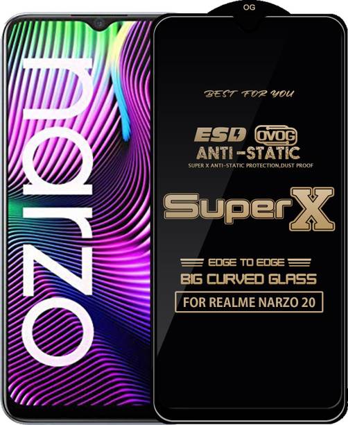 krezee Edge To Edge Tempered Glass for REALME NARZO 20