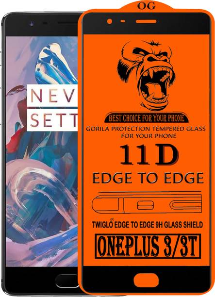 TWIGLO Edge To Edge Tempered Glass for OnePlus 3T