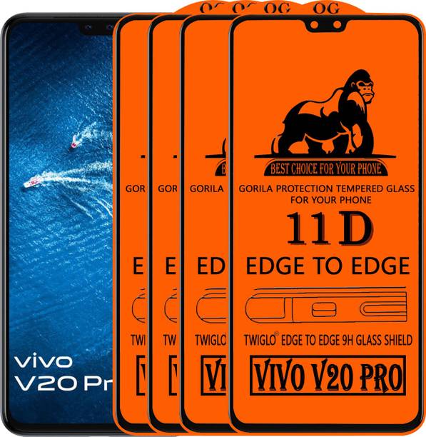 TWIGLO Edge To Edge Tempered Glass for VIVO V20 PRO