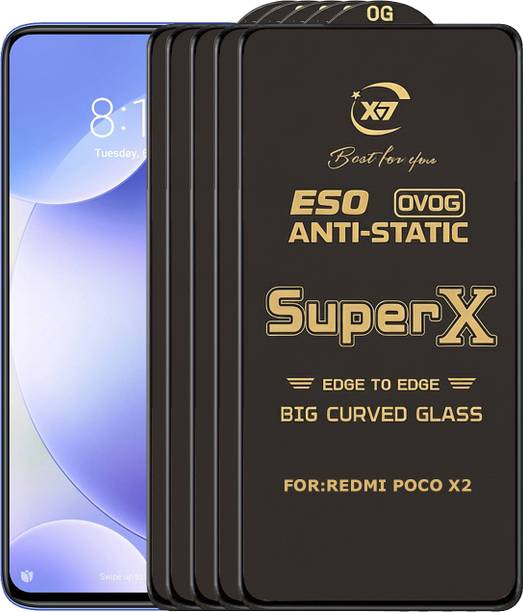 ANILUQ Edge To Edge Tempered Glass for REDMI POCO X2