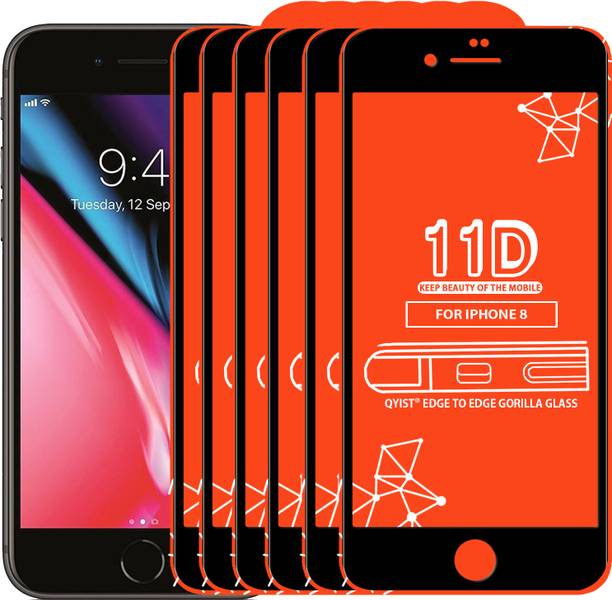 Qyist Edge To Edge Tempered Glass for Apple iPhone 8