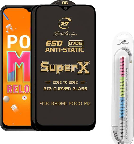 CYOR Edge To Edge Tempered Glass for REDMI POCO M2