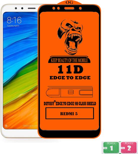 Difussy Edge To Edge Tempered Glass for Mi Redmi 5