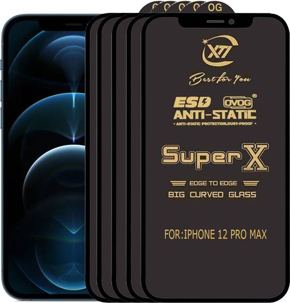 ANILUQ Edge To Edge Tempered Glass for IPHONE 12 PRO MAX