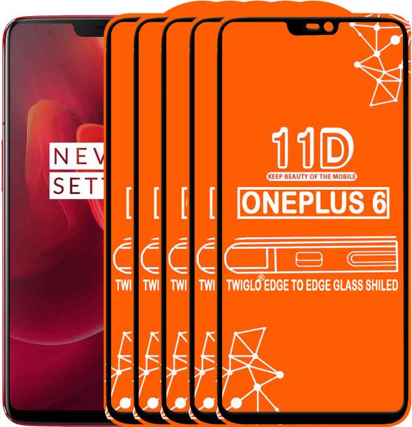 TWIGLO Edge To Edge Tempered Glass for OnePlus 6