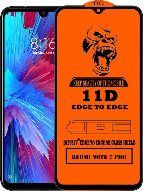 Difussy Edge To Edge Tempered Glass for REDMI NOTE 7 PRO